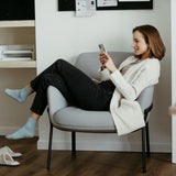 Poppy Lounge Chair with Basket Base - BP01214