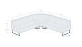 Riverbend Three-Piece Modular Sectional - BPB1084