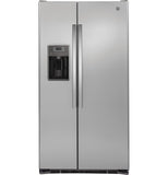 GE APPLIANCES GZS22DSJSS GE® 21.9 Cu. Ft. Counter-Depth Side-By-Side Refrigerator - GZS22DSJSS-KT