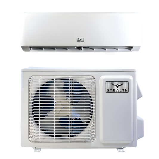 24,000 BTU 20 SEER Stealth Emerald Single Zone Wall Mount Mini Split System SC-24WGLD-HP230 / SC-24ZGLD-HP230