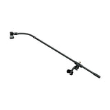 Odyssey Case 2 Tier DJ X Stand Combo Pack with Mic Boom & Top Shelf, Black - 404219