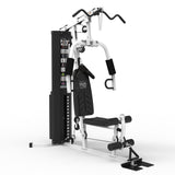 Marcy MWM-7454 Stack Home Gym Full Body Workout Station, White (Open Box) - 396332