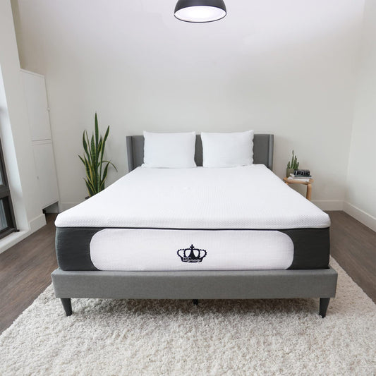 Dynasty Mattress 14.5 Inch CoolBreeze Gel Memory Plush Queen Size Foam Mattress Bed - 289691