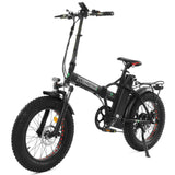 iDeal Ecotric 48V Fat Tire Portable and Folding Electric Bike with color LCD display - NS-NFAT20850C-G+SH-HHJ850-G