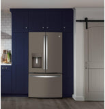GE APPLIANCES GYE22GMNES GE® ENERGY STAR® 22.1 Cu. Ft. Counter-Depth French-Door Refrigerator -GYE22GMNES-KT