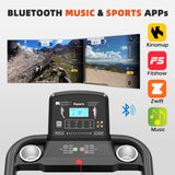 Ksports 16 Inch Wide Home Treadmill w/Bluetooth & Fitness Tracking App(Open Box) - 314587