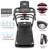 Ksports 16 Inch Wide Home Treadmill w/Bluetooth & Fitness Tracking App(Open Box) - 314587