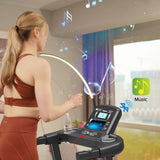 Ksports 16 Inch Wide Home Treadmill w/Bluetooth & Fitness Tracking App(Open Box) - 314587