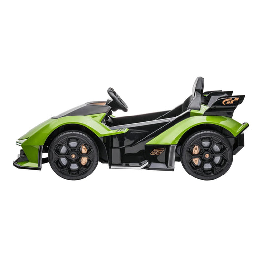 Dakott Lamborghini Gran Turismo V12 Vision Battery Power Ride On Car Toy, Green - 308687