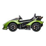 Dakott Lamborghini Gran Turismo V12 Vision Battery Power Ride On Car Toy, Green - 308687