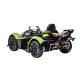 Dakott Lamborghini Gran Turismo V12 Vision Battery Power Ride On Car Toy, Green - 308687