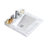 Laviva White Carrara Countertop - 313SQ1H-24-WC