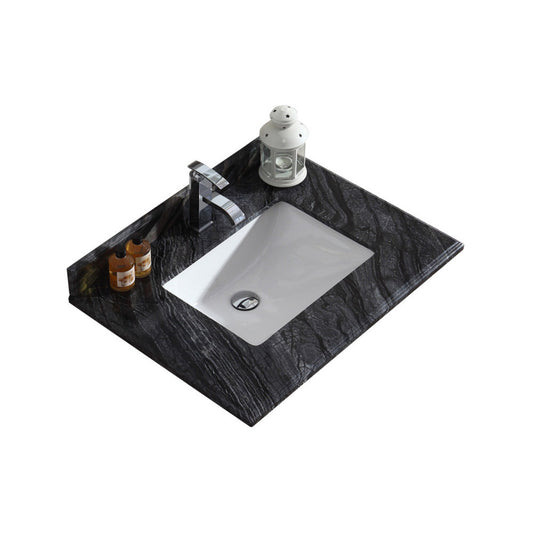 Laviva Black Wood Countertop - 313SQ1H-24-BW