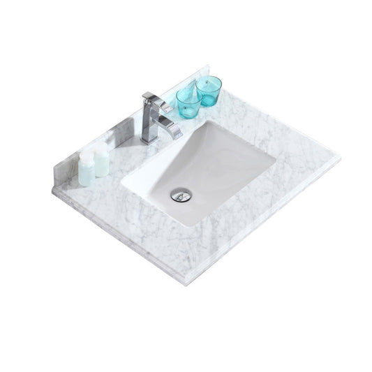 Laviva White Carrara Countertop - 313SQ1H-24-WC