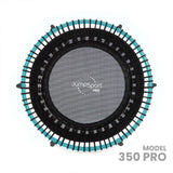 JumpSport 350 Pro Fitness 39 Inch Cardio Workout Indoor Trampoline, Teal/Black - 318126