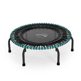JumpSport 350 Pro Fitness 39 Inch Cardio Workout Indoor Trampoline, Teal/Black - 318126