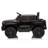 Dakott Chevy Silverado 4 x 4 Big Wheels Trail Boss Ride On Monster Truck, Black - 319156