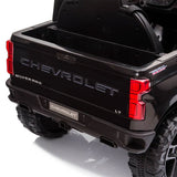 Dakott Chevy Silverado 4 x 4 Big Wheels Trail Boss Ride On Monster Truck, Black - 319156