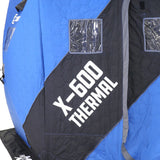 CLAM X-600 Portable 11.5 Ft 6 Person Pop Up Ice Fishing Thermal Hub Shelter Tent - 320783