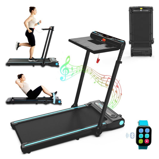Ksports 3 in 1 Pro Electric Treadmill Cardio Strength Training Workout Set, Navy - 387773
