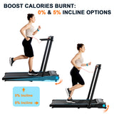 Ksports 3 in 1 Pro Electric Treadmill Cardio Strength Training Workout Set, Navy - 387773