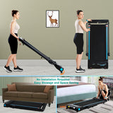 Ksports 3 in 1 Pro Electric Treadmill Cardio Strength Training Workout Set, Navy - 387773