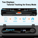 Ksports 3 in 1 Pro Electric Treadmill Cardio Strength Training Workout Set, Navy - 387773