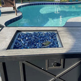 Four Seasons Courtyard Gas Fire Pit Coffee Table with Stainless Steel Burner - 395499
