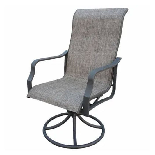 Four Seasons Courtyard Tuscany 6 Piece Swivel Rocker Chair Set w/ Aluminum Frame - 396094