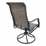Four Seasons Courtyard Tuscany 6 Piece Swivel Rocker Chair Set w/ Aluminum Frame - 396094