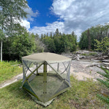 CLAM Quick Set Venture 9x9 Ft Portable Canopy + Clam Quick Set Screen (2 Pack) - 399153