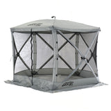 CLAM Quick Set Venture Canopy Shelter + CLAM Quick Set Screen, Gray (2 Pack) - 399163