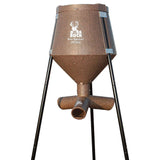 Boss Buck 200 Pound Gravity Fed Tripod Corn and Protein Pellet Feeder (2 Pack) - 216000