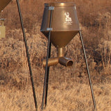 Boss Buck 200 Pound Gravity Fed Tripod Corn and Protein Pellet Feeder (2 Pack) - 216000