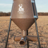 Boss Buck 200 Pound Gravity Fed Tripod Corn and Protein Pellet Feeder (2 Pack) - 216000