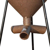 Boss Buck 200 Pound Gravity Fed Tripod Corn and Protein Pellet Feeder (2 Pack) - 216000