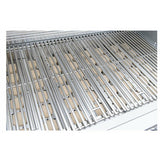 KOKOMO 5 Burner 40 Inch Cart Model BBQ Grill With Locking Casters 304 Stainless Steel - KO-BAK5BG+KO-BAK5BGC