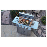 KOKOMO 32" 4-Burner BBQ Grill, Lights & Locking Casters - KO-BAK4BG-PRO
