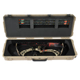 SKB Cases iSeries 4214 Hard Plastic Parallel Limb Bow Crossbow Case, Tan - 139827