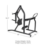 Titan fitness Plate-Loaded Kickback Glute Machine - 401438