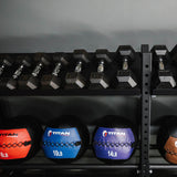 Titan fitness Elite Series Extension Unit Mass Storage System with Bumper & Medicine Ball Shelves - 401954