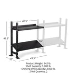 Titan fitness Elite Series Add-On Mass Storage System with Adjustable Shelves - 401966