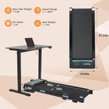 Ksports Under Desk Walking Pad Treadmill with Auto Incline and Wheels, 2.5 HP - 411272