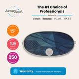 JumpSport 350 Fitness 39" Trampoline Bundled with Wurf Board Anti-Fatigue Mat - 411414