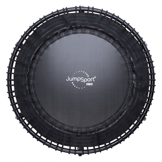 JumpSport 550 PRO CE Workout Rebounder for Adults, 44" Fitness Trampoline, Black - 414166