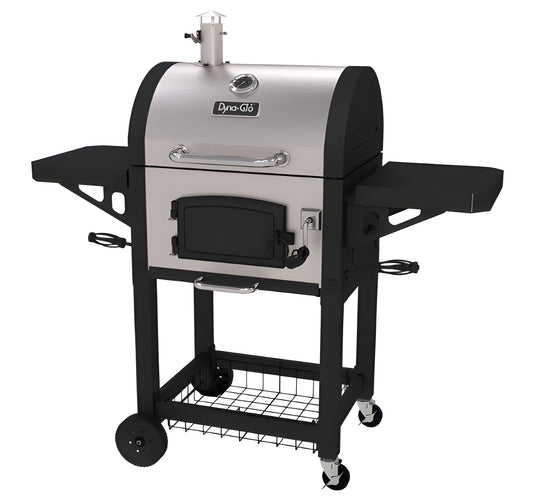 Dyna-Glo DGN405SNC-D Heavy Duty Stainless Charcoal charcaol Grill, Standard - B00JTTCUVU