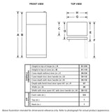 HOTPOINT 15.6 Cu. Ft. Recessed Handle Top-Freezer Refrigerator - HPS16BTNRWW-KT