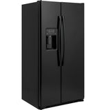 GE APPLIANCES GZS22DGJBB GE® 21.9 Cu. Ft. Counter-Depth Side-By-Side Refrigerator - GZS22DGJBB-KT