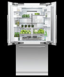 FISHER & PAYKEL RS36A80J1N Integrated French Door Refrigerator Freezer, 36", Ice - RS36A80J1N-KT