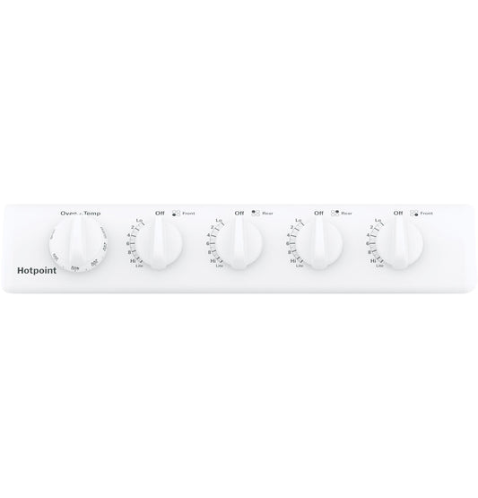 HOTPOINT 20" Front-Control Free-Standing Gas Range with Sealed Burners - RGAS200DMWW-KT